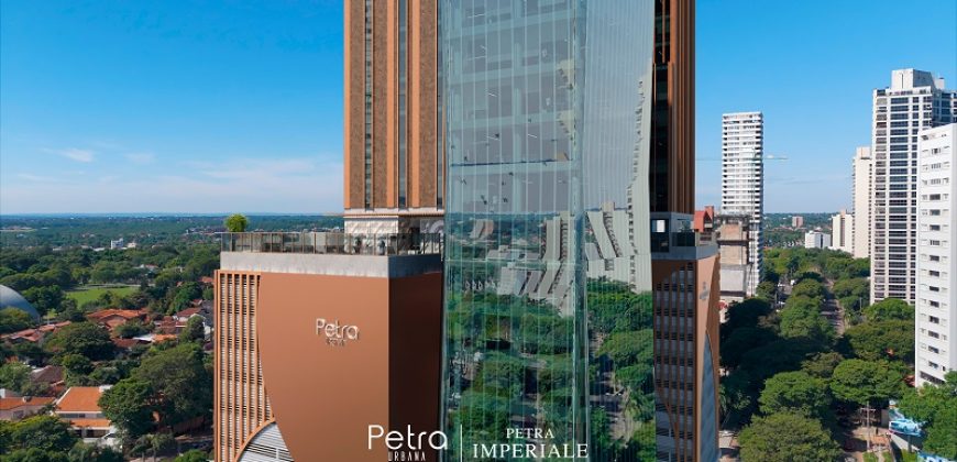 En venta departamento de 1 dormitorio en Edificio Petra Imperiale sobre Avda. Santa Teresa, Zona Shopping la Galeria, Asuncion-Paraguay