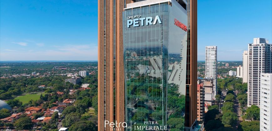 En venta departamento de 1 dormitorio en Edificio Petra Imperiale sobre Avda. Santa Teresa, Zona Shopping la Galeria, Asuncion-Paraguay